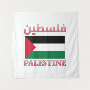 Tenture Drapeau de Palestine (lcdp) drapeau de la Palestin
