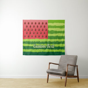 Tenture Drapeau de pastèque