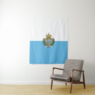 Tenture Drapeau de Saint-Marin