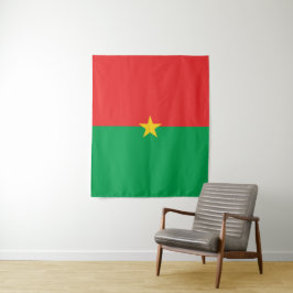 Tenture drapeau du Burkina Faso