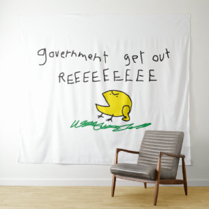 Tenture Drapeau Gadsden Government dehors REE SNEKDROITE