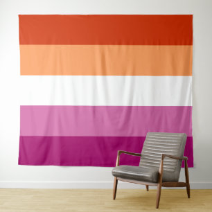 Tenture Drapeau lesbien extra grand LGBT