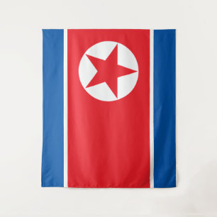 Tenture Drapeau nord-coréen