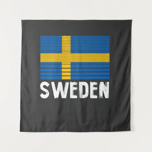 Tenture Drapeau Suède (Devant)