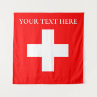 Drapeau suisse personnalisé Schweiz Suisse Europe