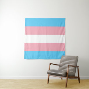 Tenture Drapeau Transgenre Carré