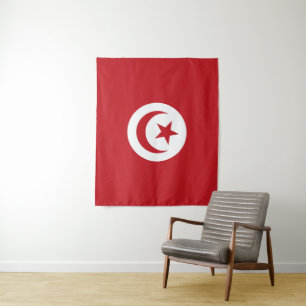 Tenture Drapeau tunisien