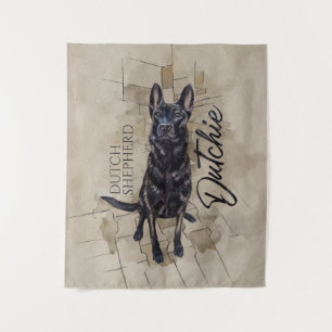 Tenture Dutch Shepherd - Illustration utchie