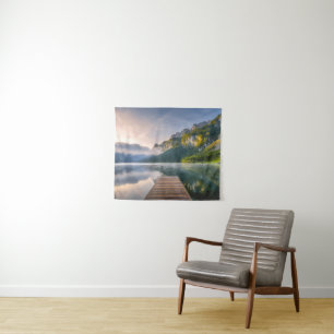 Tenture Eau Azure Alpine Lake, Autriche