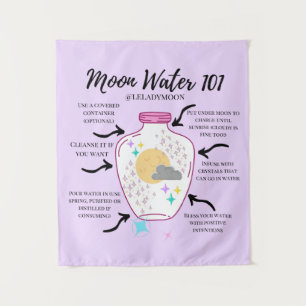 Tenture Eau lune 101