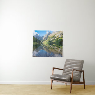 Tenture Eau   Seealpsee Lac Alpes suisses Suisse