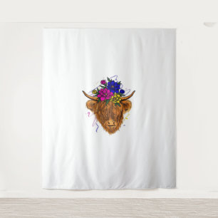 Tenture Écossais Highland Vache Vache Vache Whisperer Agri