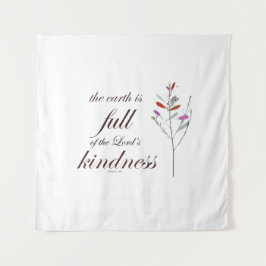 Tenture Écriture, Psaume 33, Douceur,