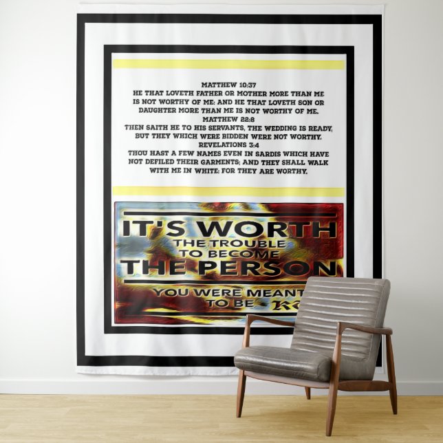 Tenture Écritures Images 03 (En situation)