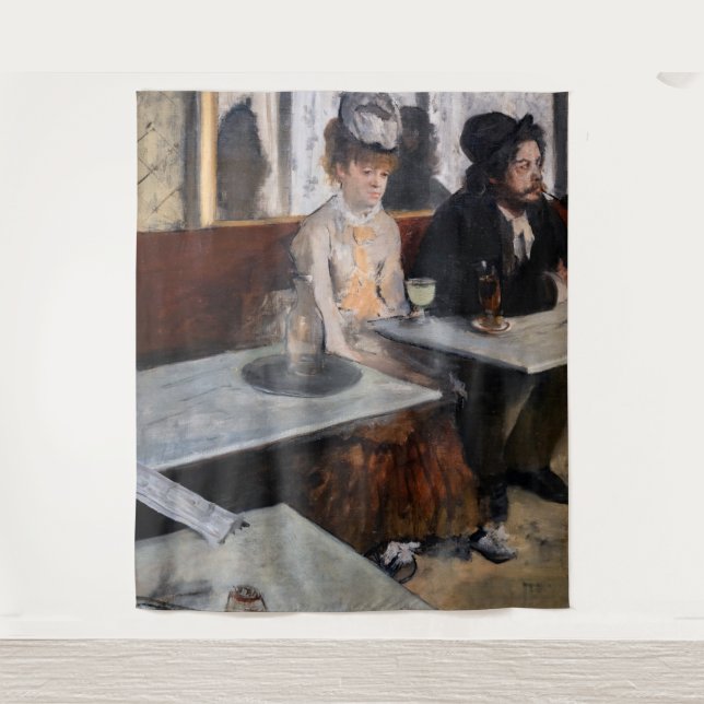 Tenture Edgar Degas - Dans un café / L'Absinthe (Devant)