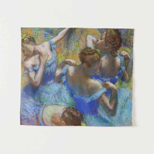 Tenture Edgar Degas - Danseurs Bleus (Devant (Horizontal))