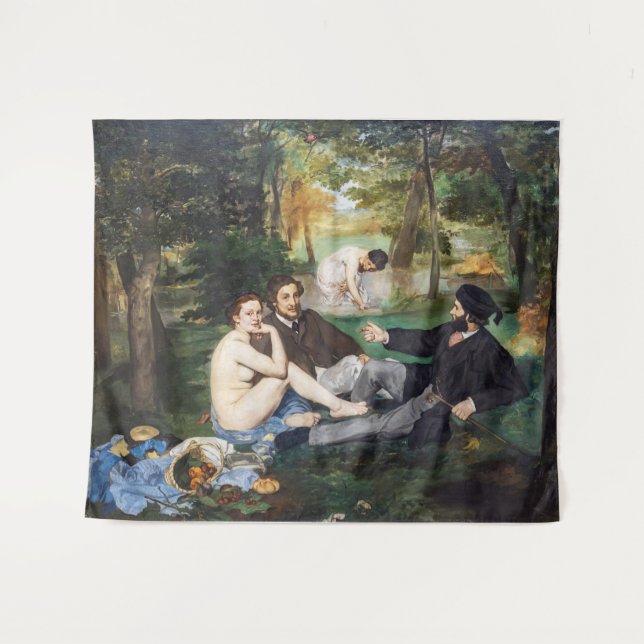 Tenture Edouard Manet - Déjeuner sur l'herbe (Devant (Horizontal))