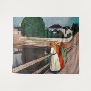 Tenture Edvard Munch - Les filles sur le pont