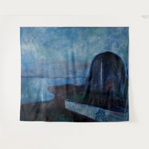 Tenture Edvard Munch - Nuit étoilée 1893