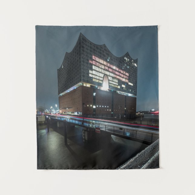 Tenture Elbphilharmonie Hambourg (Devant)