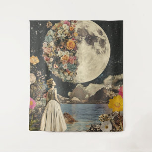 Tenture Élégance Lune - Femme avec Lune (2)