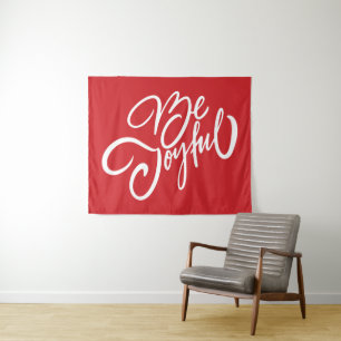 Tenture Elégant Be Joyful Holiday Design