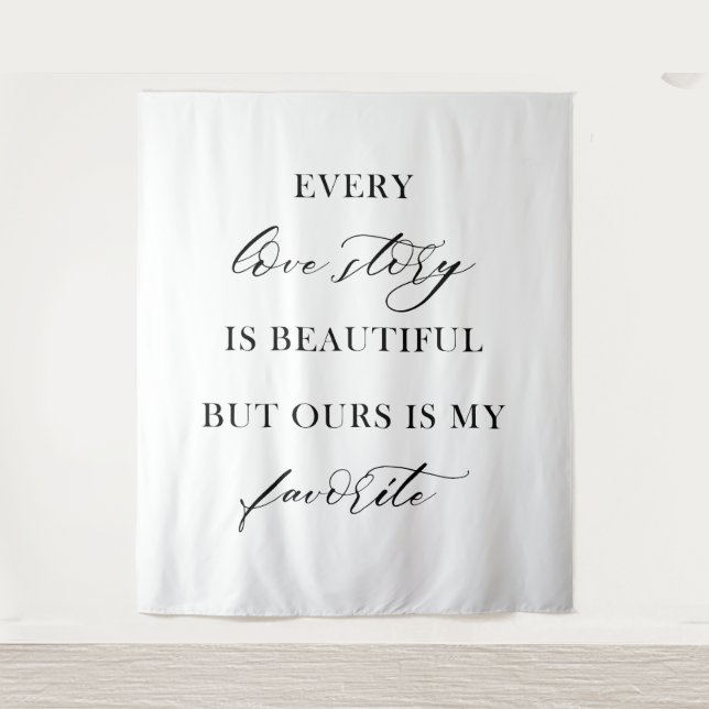 Tenture Elegant Boho Floral Wedding Tapestry Backdrop  (Devant)