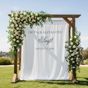 Tenture Elégant cadre moderne minimaliste mariage