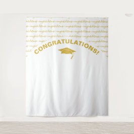 Tenture Élégant diplôme d'or blanc