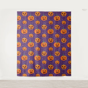 Tenture Élégant Jack O'Lanterns Photo fond