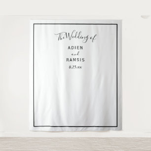 Tenture Elégant Mariage moderne