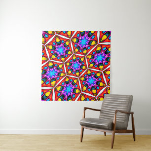 Tenture Élégant motif floral Abstrait