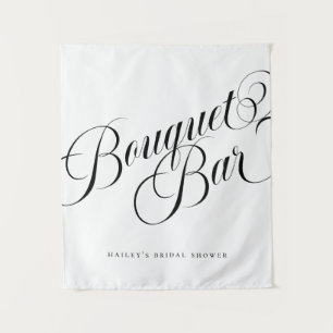 Tenture Élégant panneau de Fête des mariées Bouquet Bar