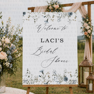 Tenture Élégante Bienvenue pour une Baby Shower Bohème de