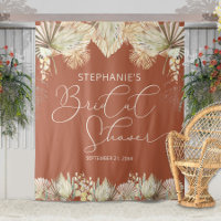 Élégante Calligraphie Bohème Terracotta Baby Showe