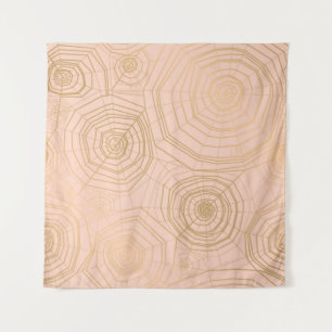 Tenture Elégante couleur pastel avec toile d'araignée avec