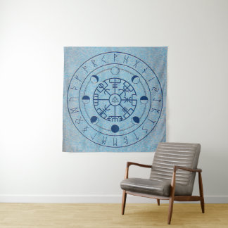 Tenture Élément aquatique Norse Runes Altar Cloche - Tarot