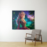 Elf princesse imaginaire parties scintillant turqu