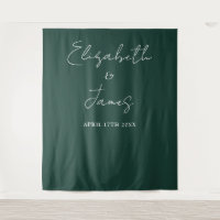 Emerald Green Minimalist Mariage photo fond