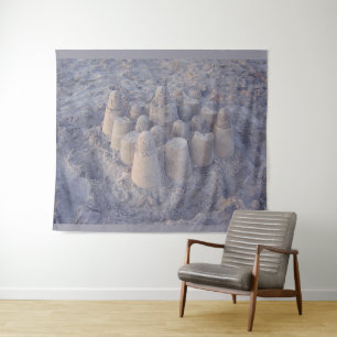 Tenture empreinte de sandcastle