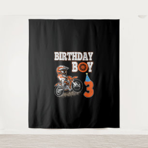 Tenture Enfant de 3 ans - Enfant d'anniversaire - Vélo de 