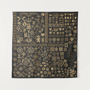 Tenture Ensemble d'éléments baroques méga