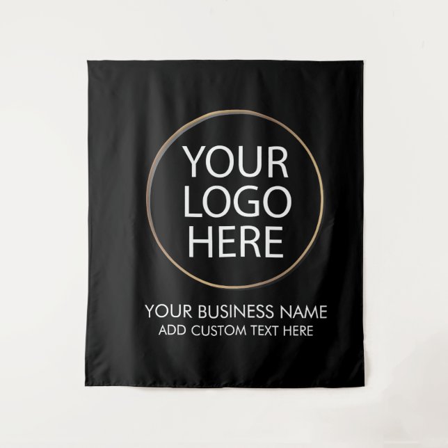 Tenture Entreprise de logo et de texte professionnels pour (Devant)
