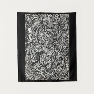 Tenture Entrez, L'Homme Microdot