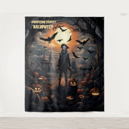 Tenture Épouvantail d'Halloween suspendu