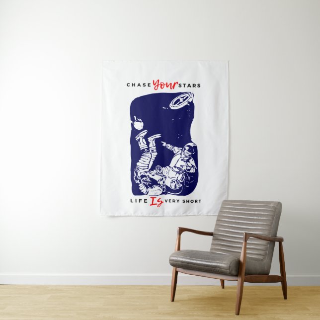 Tenture Espace astronautique (En situation)