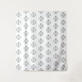 Tenture Étape et répétition fond du logo de la petite entr