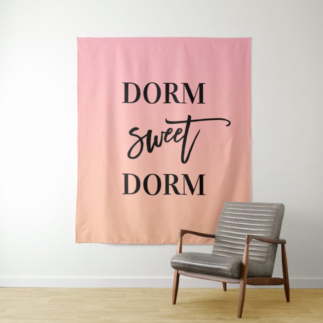 Tenture Été Ombre Sweet Dorm Citation College Mur pendu (En situation)