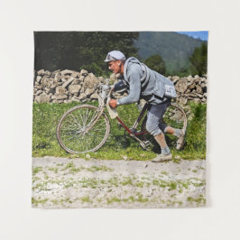 Tenture Eugene Christophe Tour de France 1922 Aubisque