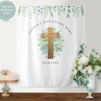 Événement Religieux, Élégant Fond de Décor en Verd